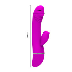 PRETTY LOVE - FLIRTATION VIBRATOR MIT KANINCHEN DAVID – Produktansicht 5