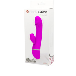 PRETTY LOVE - FLIRTATION VIBRATOR MIT KANINCHEN DAVID – Produktansicht 8