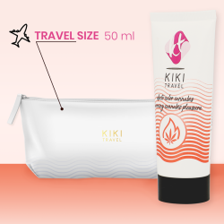 KIKÍ TRAVEL - CANNABIS HEISSES EFFEKT-SCHMIERMITTEL 50 ML – Produktansicht 3