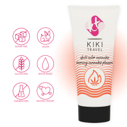 KIKÍ TRAVEL - CANNABIS HEISSES EFFEKT-SCHMIERMITTEL 50 ML – Produktansicht 4