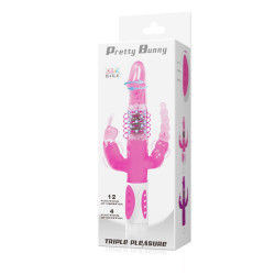 BAILE - PRETTY BUNNY DREIFACHER VIBRATOR ROTATOR – Produktansicht 8