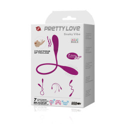 PRETTY LOVE - SMART - SNAKY VIBE VIBRATOR 7V + 3 TICKLING – Produktansicht 9