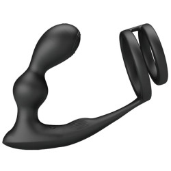PRETTY LOVE - MARSHALL PENISRING MIT VIBRATORISCHEM ANALPLUG MIT FERNBEDIENUNG – Produktansicht 2
