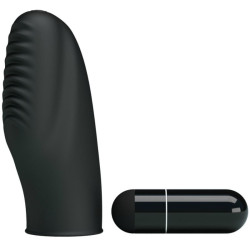 PRETTY LOVE - FLIRTATION STANFORD SCHWARZER VIBRATIONSFINGERHÜLLE – Produktansicht 7