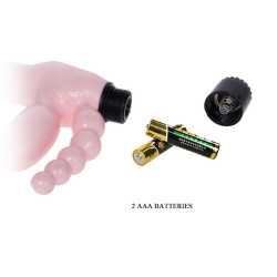 BAILE - SEILLOSER TPR-GURT MIT VIBRATION UND ANALSTIMULATION 25.4 CM – Produktansicht 8