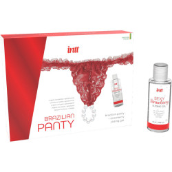 INTT RELEASES - BRASILIANISCHES ROTES HÖSCHEN MIT PERLEN UND SCHMIERGEL 50 ML – Produktansicht 2