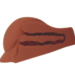 PDX PLUS - PERFECT ASS XL DOPPELTER EINGANGS-BRAUN-MASTURBATOR – Produktansicht 3