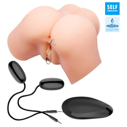 CRAZY BULL - REALISTISCHER VAGINA- UND ANUS-VIBRATOR SAMANTHA – Produktansicht 5