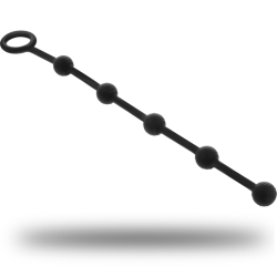 BLACK&SILVER - KORG ANAL ROSENKRANZ SILIKON INITIATION 21 CM – Produktansicht 2