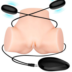 CRAZY BULL - REALISTISCHER VAGINA- UND ANUS-VIBRATOR SAMANTHA – Produktansicht 6