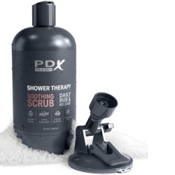 PDX PLUS - STROKER MASTURBATOR DISKRETES FLASCHENDESIGN BERUHIGENDES PEELING-SÜSSIGKEITEN-SHAMPOO – Produktansicht 4