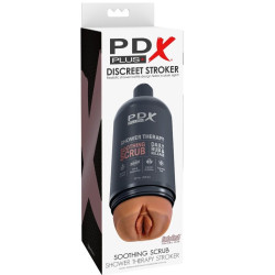 PDX PLUS - STROKER MASTURBATOR DISKRETES FLASCHENDESIGN BERUHIGENDES PEELING-SÜSSIGKEITEN-SHAMPOO – Produktansicht 5
