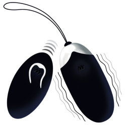 INTENSE - FLIPPY II VIBRIERENDES EI MIT FERNBEDIENUNG SCHWARZ – Produktansicht 2