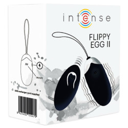 INTENSE - FLIPPY II VIBRIERENDES EI MIT FERNBEDIENUNG SCHWARZ – Produktansicht 5