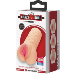 CRAZY BULL - SCHARLACHROTER MASTUBADOR IN VAGINAFORM – Produktansicht 8