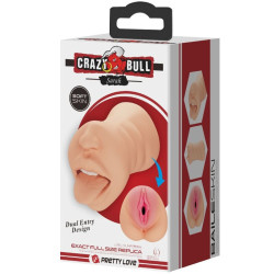 CRAZY BULL - SARAH VAGINAFÖRMIGER MASTUBADOR MIT DOPPELTEM EINGANG – Produktansicht 7