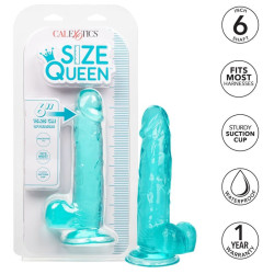 CALEXOTICS - GRÖSSE KÖNIGIN-DILDO BLAU 15.3 CM – Produktansicht 3