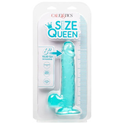 CALEXOTICS - GRÖSSE KÖNIGIN-DILDO BLAU 15.3 CM – Produktansicht 6