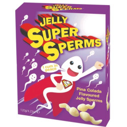 SPENCER & FLEETWOOD - JELLY SUPER SPERM GUMMI FORM SPERM 120 GR – Produktansicht 3