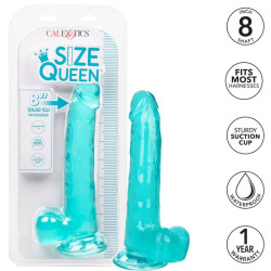 CALEXOTICS - GRÖSSE KÖNIGIN-DILDO BLAU 20.3 CM – Produktansicht 2
