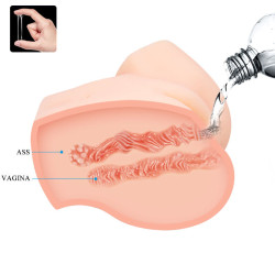 CRAZY BULL - REALISTISCHE VAGINA- UND ANUS-DOPPELVIBRATION – Produktansicht 7