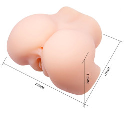 CRAZY BULL - REALISTISCHE VAGINA- UND ANUS-DOPPELVIBRATION – Produktansicht 9