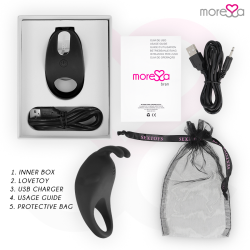 MORESSA - BRAD PREMIUM SILIKON WIEDERAUFLADBAR SCHWARZ – Produktansicht 6