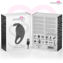 MORESSA - BRAD PREMIUM SILIKON WIEDERAUFLADBAR SCHWARZ – Produktansicht 7