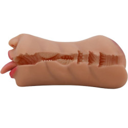 CRAZY BULL - SARAH DOPPELMASTURBATOR MUND & VAGINA FLEISCH – Produktansicht 4