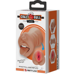 CRAZY BULL - SARAH DOPPELMASTURBATOR MUND & VAGINA FLEISCH – Produktansicht 6