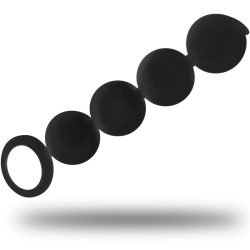 BLACK&SILVER - LENNON ANAL ROSENKRANZ 4 SILIKONKUGELN 15 CM – Produktansicht 2