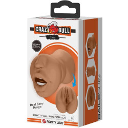 CRAZY BULL - ZOEY DOPPELMASTURBATOR MUND & VAGINA FLEISCH – Produktansicht 6