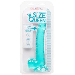 CALEXOTICS - GRÖSSE KÖNIGIN-DILDO BLAU 20.3 CM – Produktansicht 7