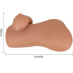 CRAZY BULL - HANNAH DOPPELMASTURBATOR VAGINA & ANUS REALISTISCHER MULATTE – Produktansicht 4