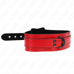 KINK - WEINROTE VERSTELLBARE HALSKETTE 37,5-49,5 CM X 5 CM – Produktansicht 2