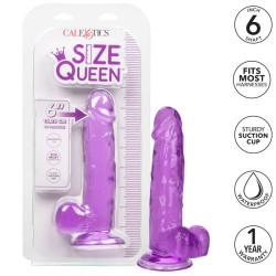 CALEXOTICS - GRÖSSE KÖNIGIN-DILDO LILA 15.3 CM – Produktansicht 2