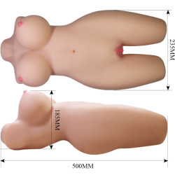 CRAZY BULL - MIA REALISTISCHER WEIBLICHER TORSO VAGINA UND ANAL 8,5 KG – Produktansicht 8