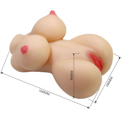 CRAZY BULL - HERTA MINI TORSO REALISTISCHE WEIBLICHE VAGINA 497 G – Produktansicht 8