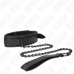 KINK - NEOPREN BONDAGE HALSBAND MODELL 2 MIT GÜRTEL 78 CM VERSTELLBAR 37,5 X 49,5 CM – Produktansicht 2