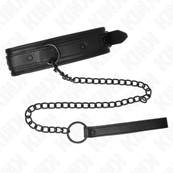 KINK - NEOPREN BONDAGE HALSBAND MODELL 2 MIT GÜRTEL 78 CM VERSTELLBAR 37,5 X 49,5 CM – Produktansicht 4