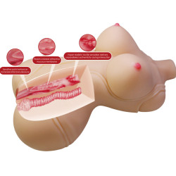 CRAZY BULL - DIANA REALISTISCHER WEIBLICHER TORSO VAGINA UND ANAL 5 KG – Produktansicht 7