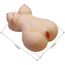 CRAZY BULL - DIANA REALISTISCHER WEIBLICHER TORSO VAGINA UND ANAL 5 KG – Produktansicht 8