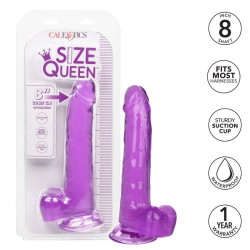 CALEXOTICS - GRÖSSE KÖNIGIN-DILDO LILA 20.3 CM – Produktansicht 2