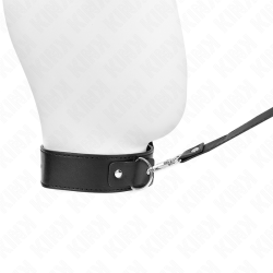 KINK - HALSKETTE MIT GÜRTEL 116 CM SCHWARZ GURT VERSTELLBAR 32-50 CM X 8 CM – Produktansicht 5