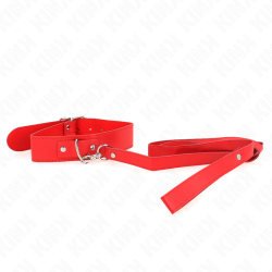 KINK - HALSKETTE MIT GÜRTEL 116 CM ROJO GURT VERSTELLBAR 32-50 CM X 8 CM – Produktansicht 4