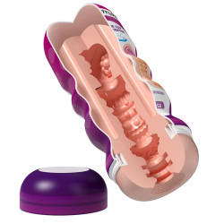 PRETTY LOVE - VAGINAL-GLÄTTUNGSMASTURBATOR MIT SAUGAUFGUSS UND INNENSTRUKTUREN – Produktansicht 5