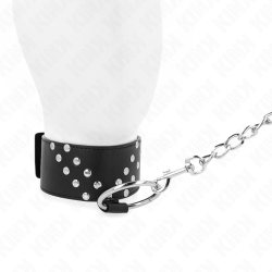 KINK - HALSKETTE MIT GÜRTEL 65 CM MIT V-NIETE VERSTELLBAR 36-43 CM X 5 CM – Produktansicht 5