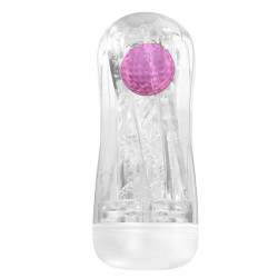 PRETTY LOVE - 360º STRUKTURIERTER MASTURBATIONSBECHER, TRANSPARENT – Produktansicht 5