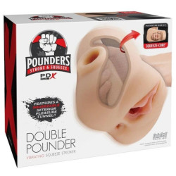 PDX PLUS – DOPPEL-POWER-VIBRATIONS-STRICKGERÄT LEICHT 20,5 CM – Produktansicht 4