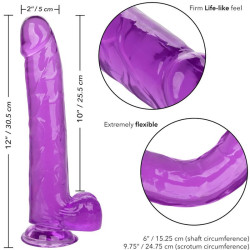 CALEXOTICS - GRÖSSE KÖNIGIN-DILDO LILA 25.5 CM – Produktansicht 6